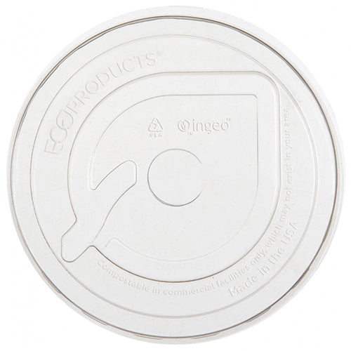 GreenStripe™ Cold Cup Flat Lids, Fits 9 - 24oz Cold Cups (PLA)