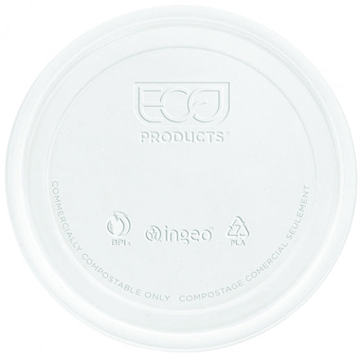 Round Deli Containers Lids - Fits 8-32oz Containers (PLA)